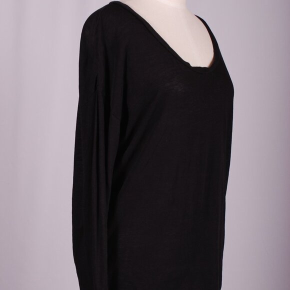 EUC PACT Featherweight Slub Relaxed Long Sleeve Top, Sz - M - Picture 3 of 6